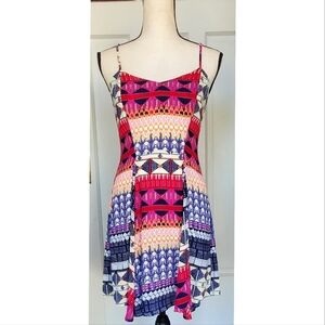 AQUA Multicolor Sundress, Size XS